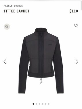 SKIMS Fleece Lounge Jacket - Grey